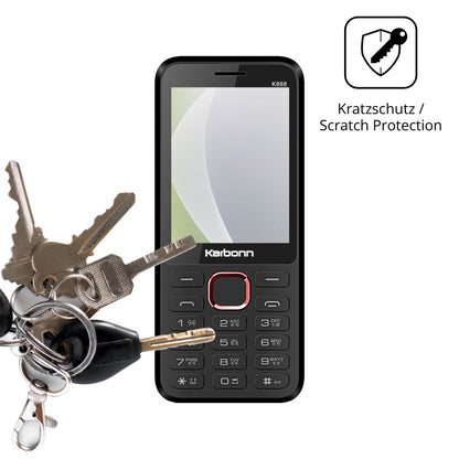 4x Schutzfolie matt für Karbonn K888 Display-Schutzfolie