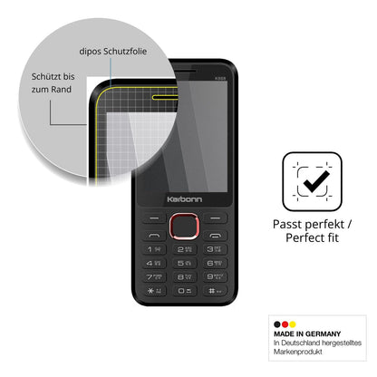 Blickschutzfolie für Karbonn K888 matt Schutzfolie Privacy