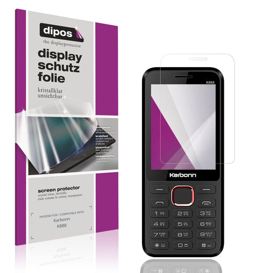 4x Schutzfolie klar für Karbonn K888 Display-Schutzfolie