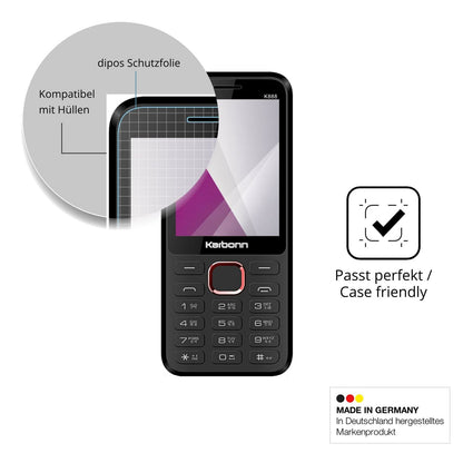4x Schutzfolie klar für Karbonn K888 Display-Schutzfolie