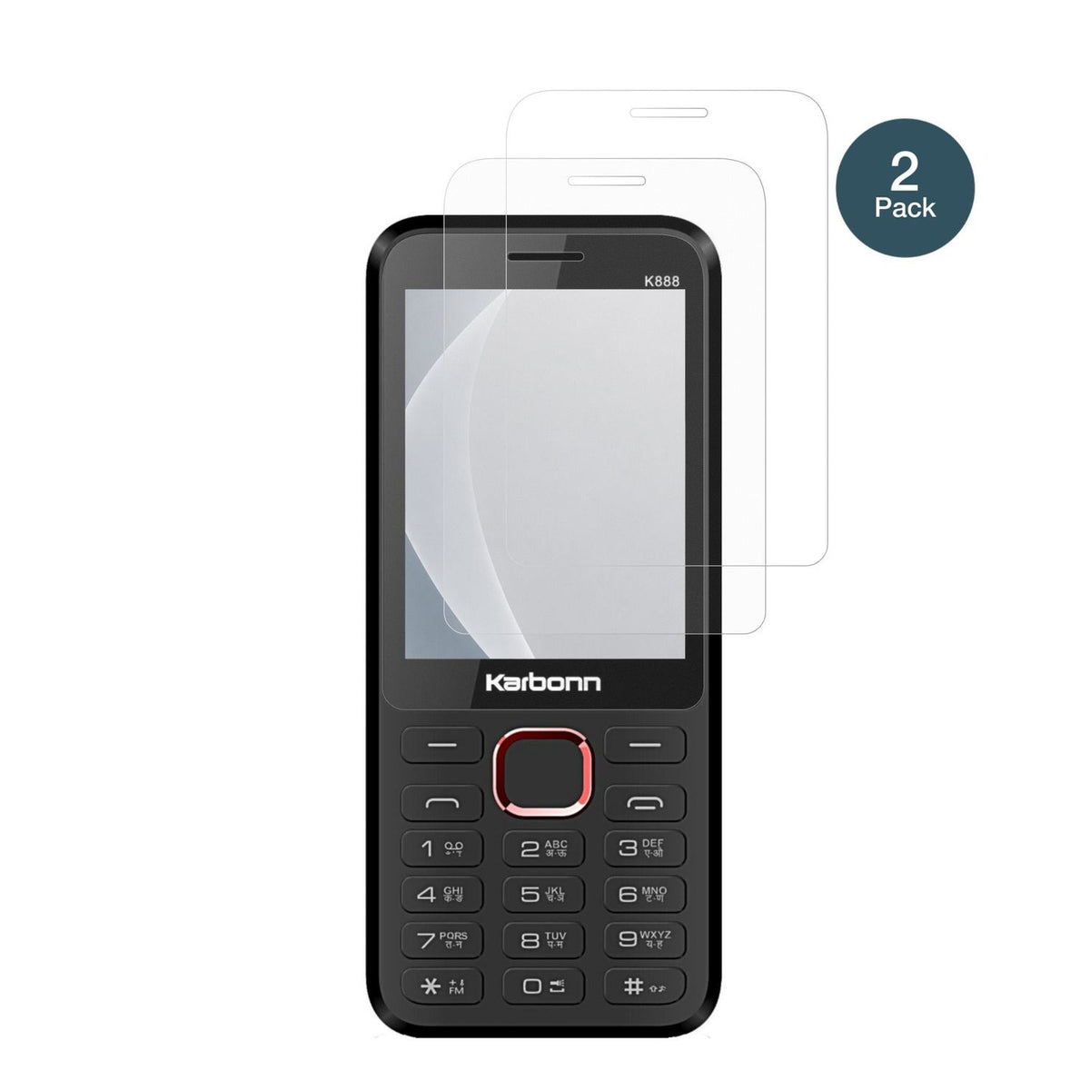 2x 9H Schutzfolie matt für Karbonn K888 Panzerfolie