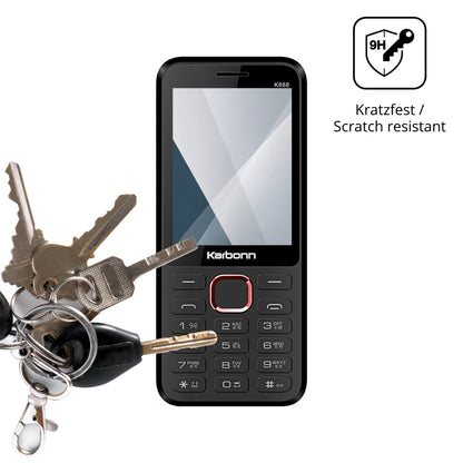 2x 9H Schutzfolie für Karbonn K888 Panzerfolie