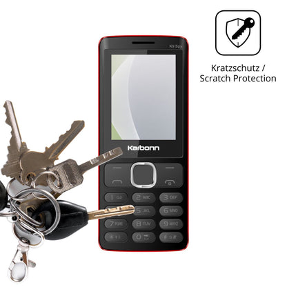 4x Schutzfolie matt für Karbonn K9 Spy Display-Schutzfolie