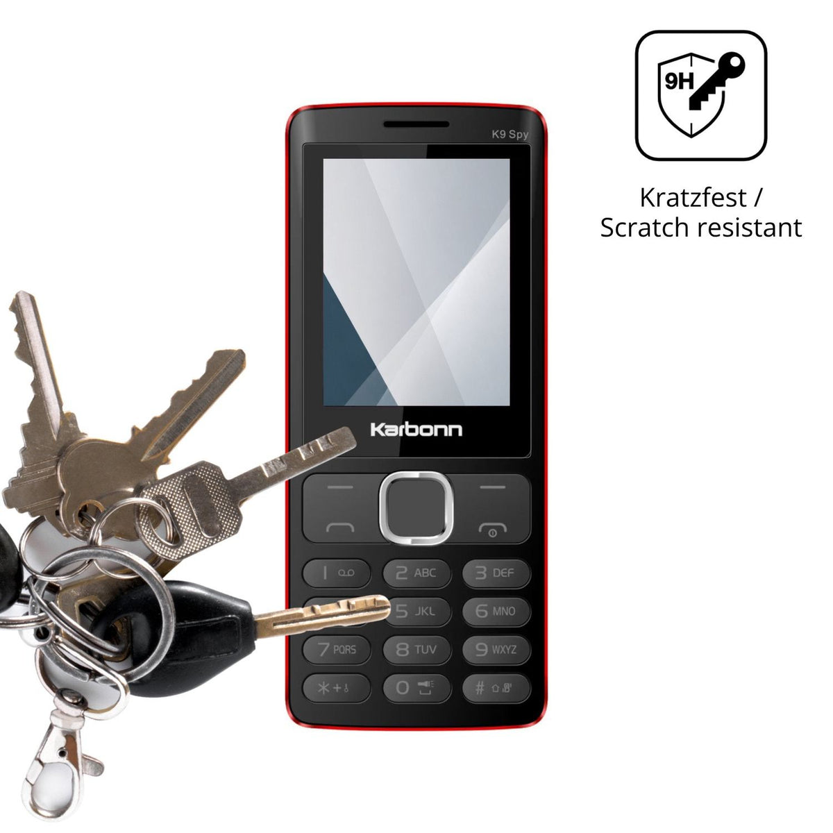 2x 9H Schutzfolie für Karbonn K9 Spy Panzerfolie