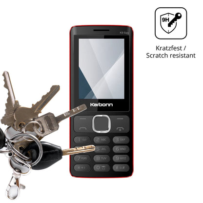 2x 9H Schutzfolie für Karbonn K9 Spy Panzerfolie