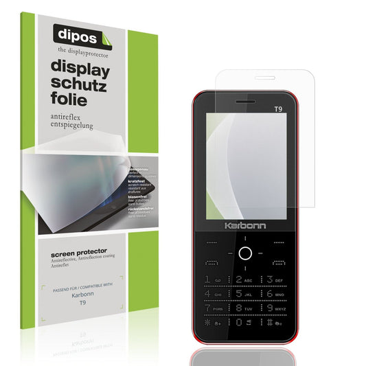 4x Schutzfolie matt für Karbonn T9 Display-Schutzfolie