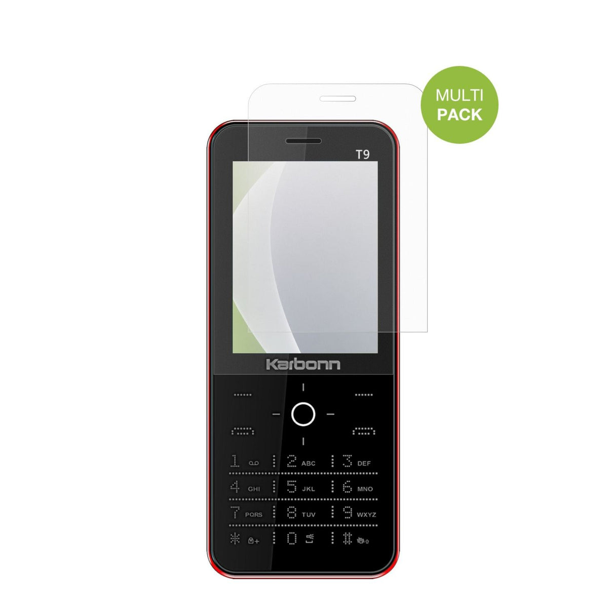 4x Schutzfolie matt für Karbonn T9 Display-Schutzfolie