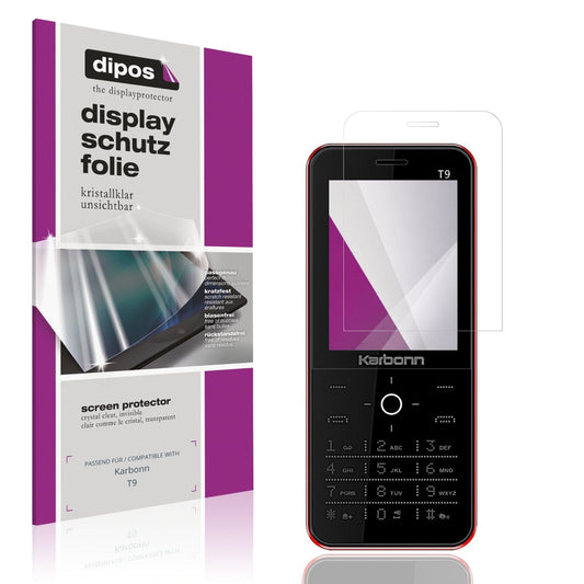 4x Schutzfolie klar für Karbonn T9 Display-Schutzfolie