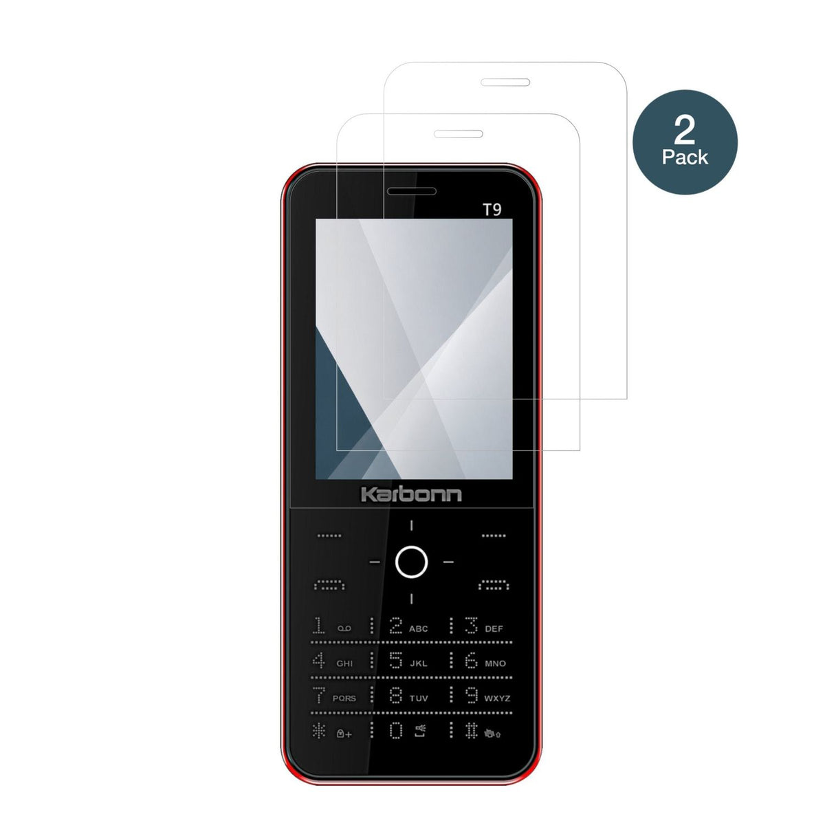 2x 9H Schutzfolie für Karbonn T9 Panzerfolie