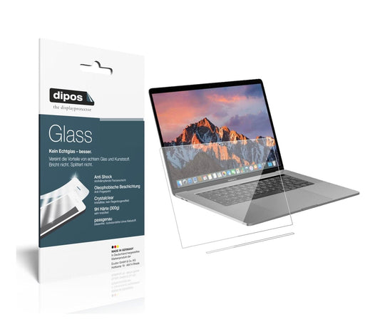 1x 9H Schutzfolie für Apple MacBook Pro 15 Zoll (2019) Touchbar Panzerfolie