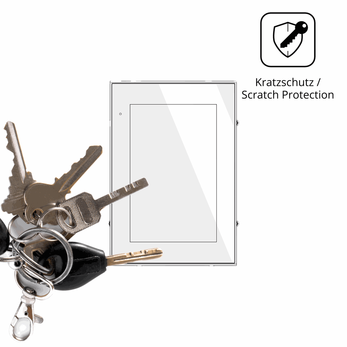 2x Schutzfolie klar für KEB Combicontrol C6 S14 Panel 10.1 Zoll Display-Schutzfolie
