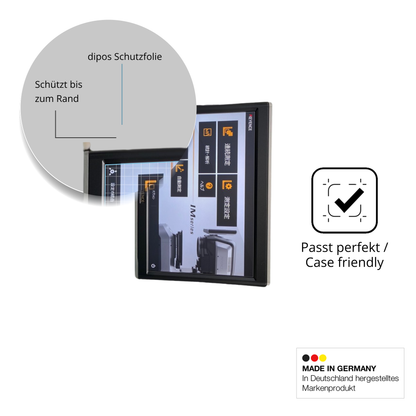 Besonders flexibler Displayschutz mit Anti-Shock-Schicht im Materialmix