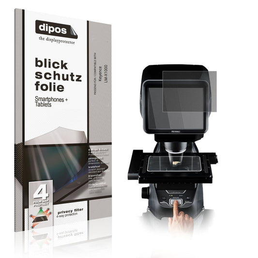 Blickschutzfolie für Keyence LM-X1000 matt Schutzfolie Privacy