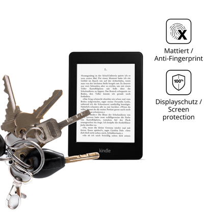 dipos Displayschutz für Kindle Paperwhite 6 Zoll 2012, mattierte Oberfläche, Blickschutzfilter und perfekter Passform