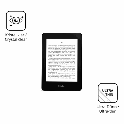 Dünne und klare Folie passend zugeschnitten für Kindle Paperwhite 6 Zoll 2012