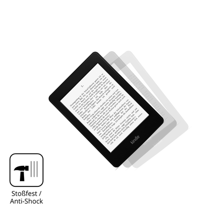 Schutz gegen Kratzer auf dem Kindle Paperwhite 6 Zoll 2012 Glas durch Schlüssel, Stöße gegen die Tischkante oder Stürze