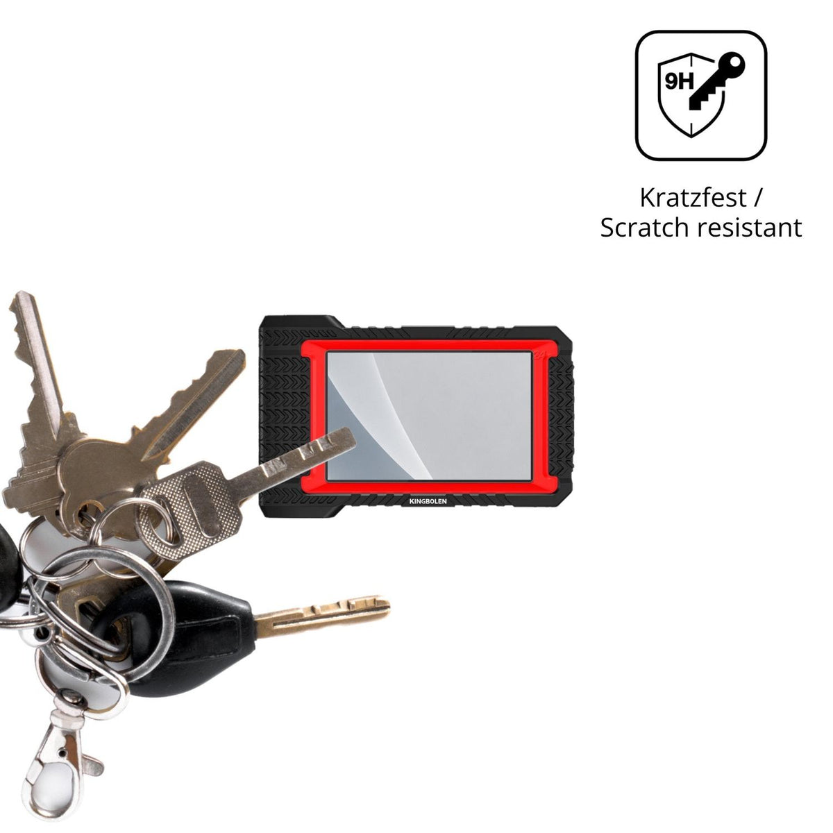 dipos Displayschutz für Kingbolen K7, mattierte Oberfläche, robuste Festigkeit und perfekte Passform