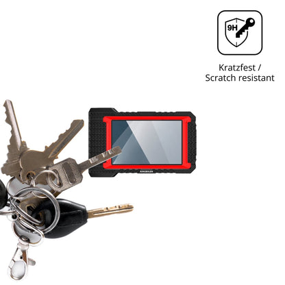 dipos Displayschutz für Kingbolen K7, transparente Oberfläche, perfekte Passform auch für die Rundungen