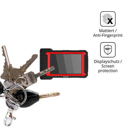 dipos Displayschutz für Kingbolen K7, mattierte Oberfläche, Blickschutzfilter und perfekter Passform