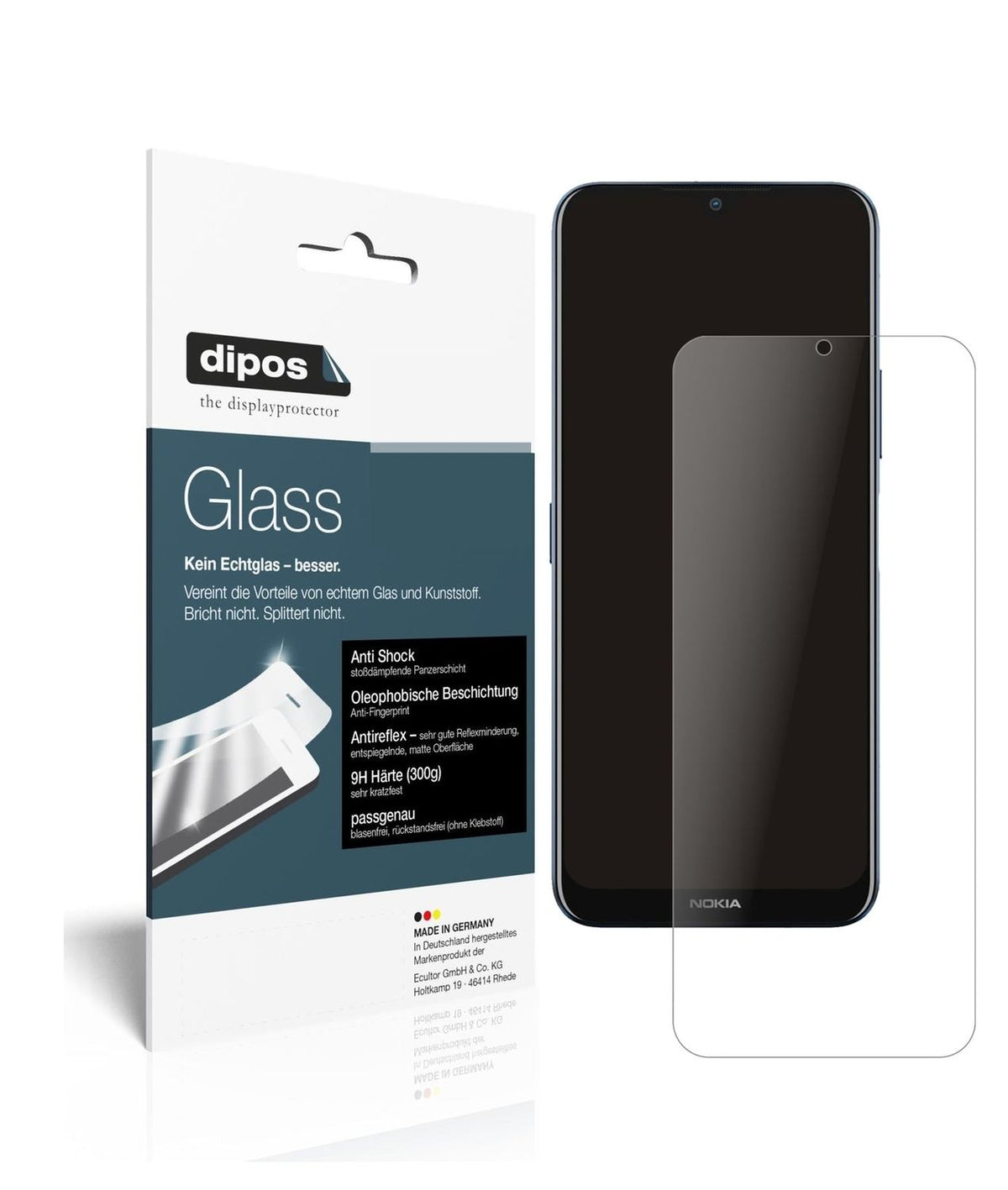1x 9H Schutzfolie matt für Nokia G50 5G Panzerfolie