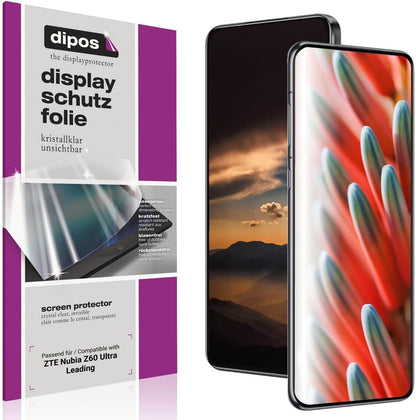Klare Displayschutzfolie von dipos passend für Ingenico Worldline Orga 6141, präziser Zuschnitt und blasenfrei montiert