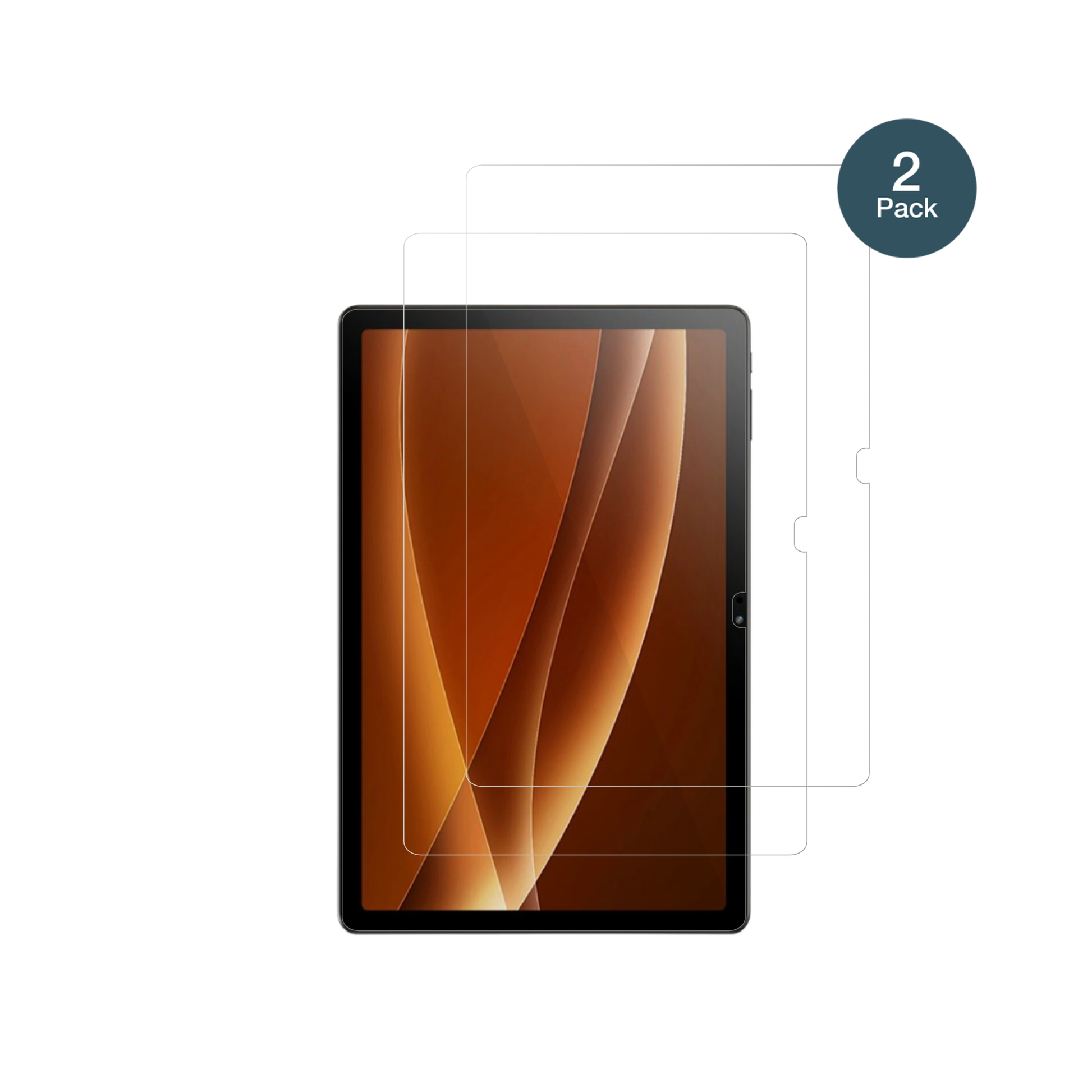 Kodak11.97 Zoll Tablet mit aufgebrachter dipos Flex Schutzfolie, glasklare Darstellung ohne Einschränkungen