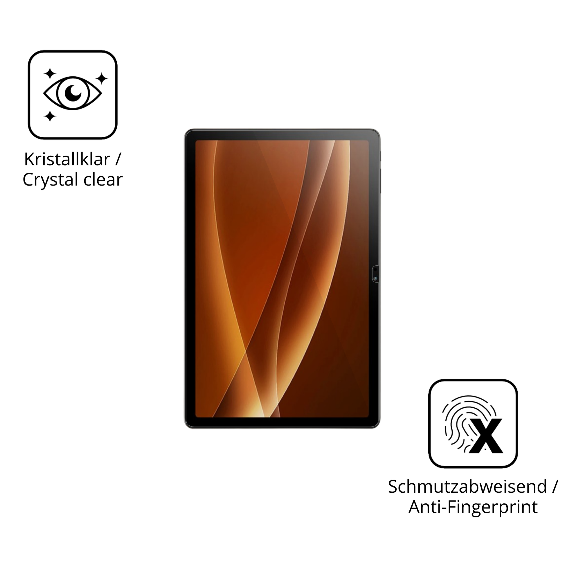 Flexible TPU-Folie passend zugeschnitten für Kodak 11.97 Zoll Tablet, vollständige Abdeckung