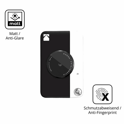 Dünne und entspiegelnde Folie passend zugeschnitten für KODAK Printomatic Plus