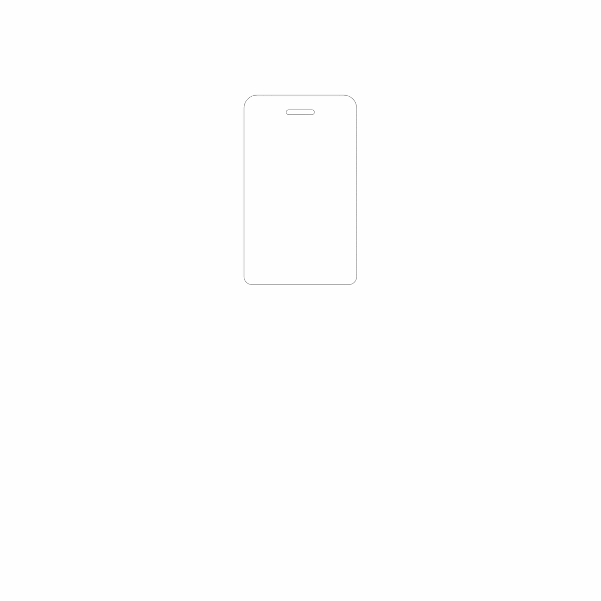 dipos Displayschutz für Konrow Senior Flip, mattierte Oberfläche, geringe Dicke und perfekte Passform
