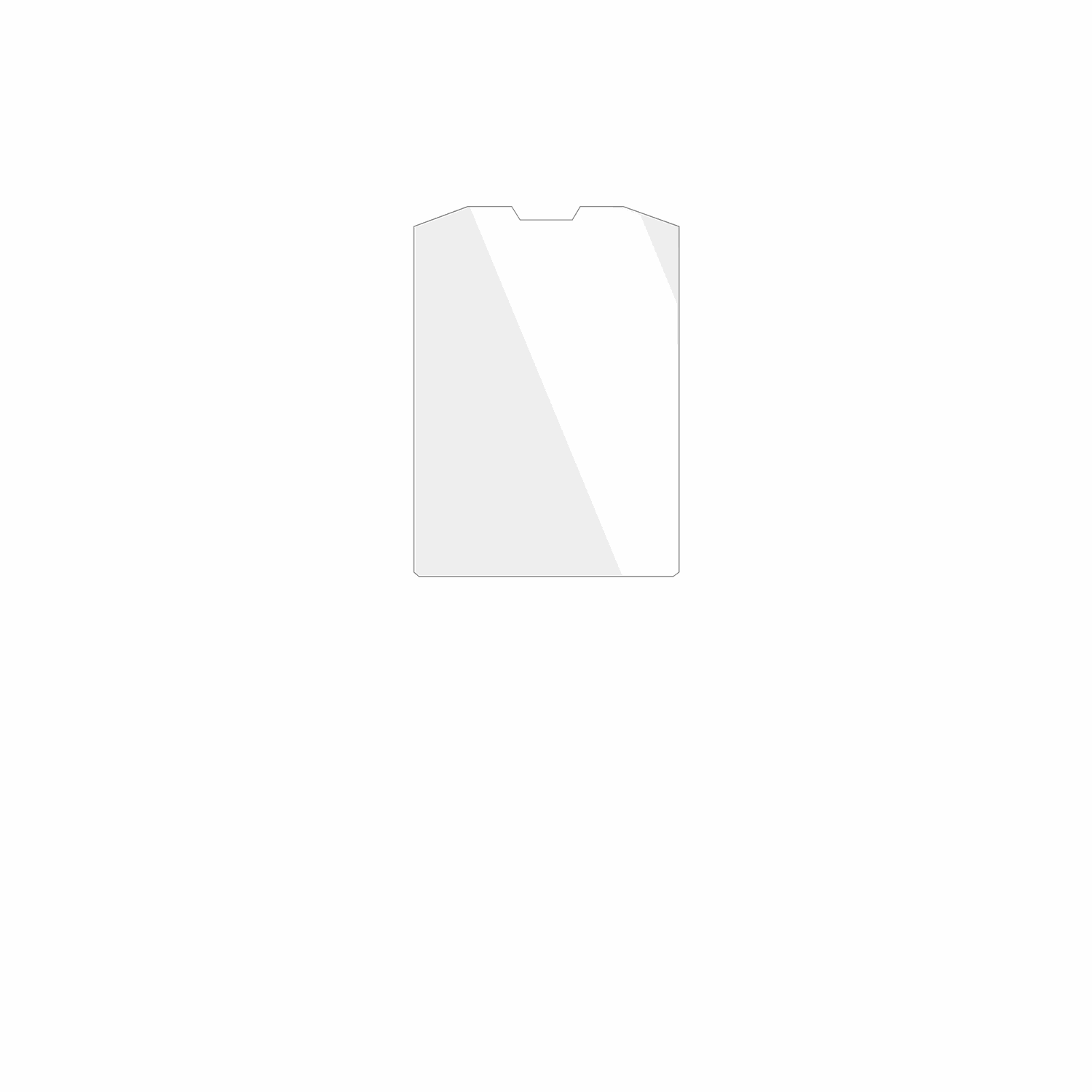 dipos Displayschutz für Konrow Stone Next, transparente Oberfläche, geringe Dicke und perfekte Passform