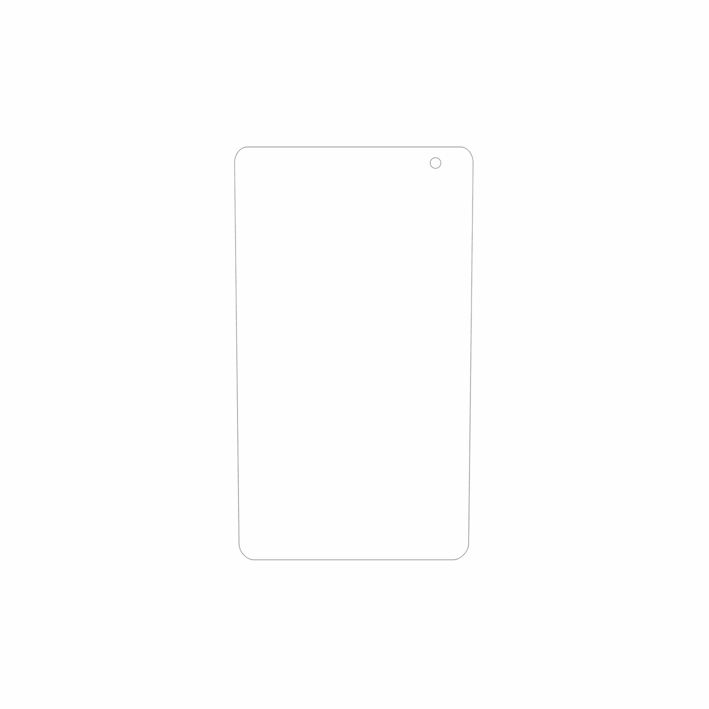 dipos Displayschutz für Konrow K-Tab 704, mattierte Oberfläche, geringe Dicke und perfekte Passform