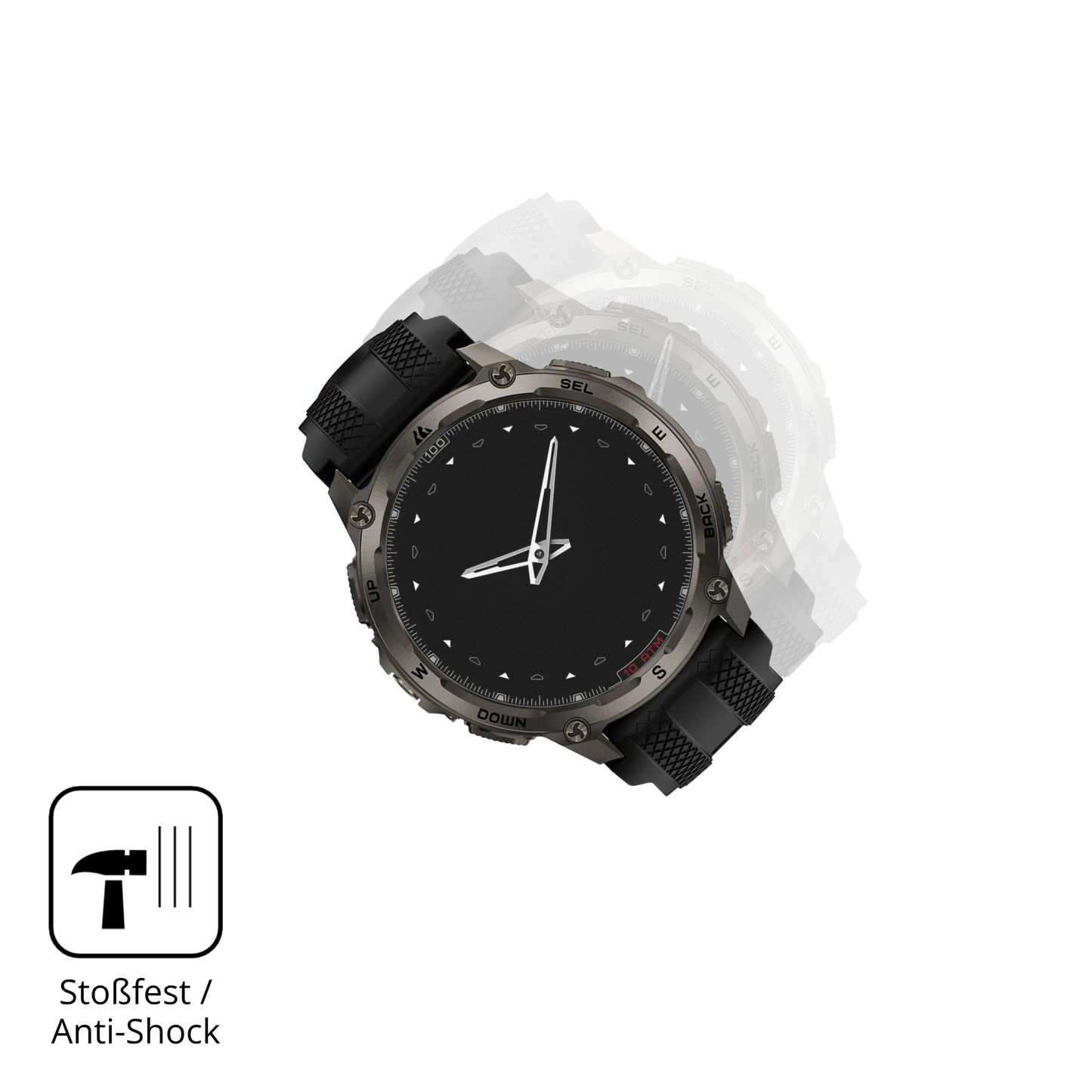 2x Full Cover Schutzfolie matt für Kospet Tank T4