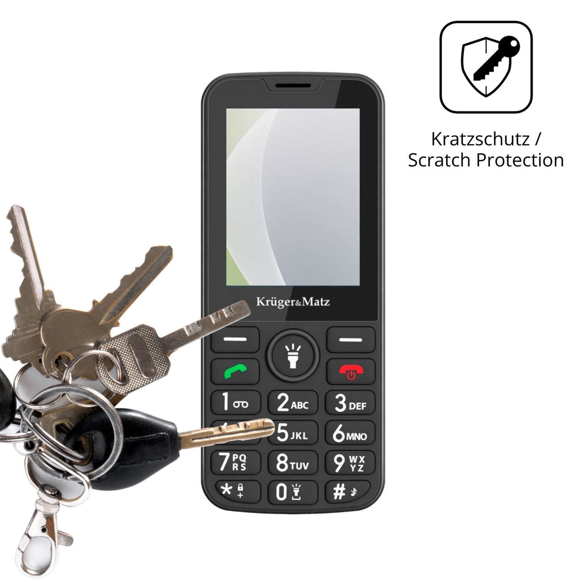 4x Schutzfolie matt für Kruger Matz Simple 924 Display-Schutzfolie
