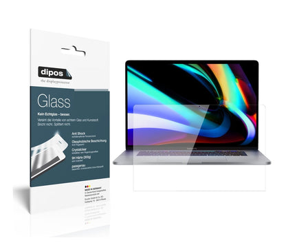 1x 9H Schutzfolie für Apple MacBook Pro 16 Zoll (2020 + 2019) Panzerfolie