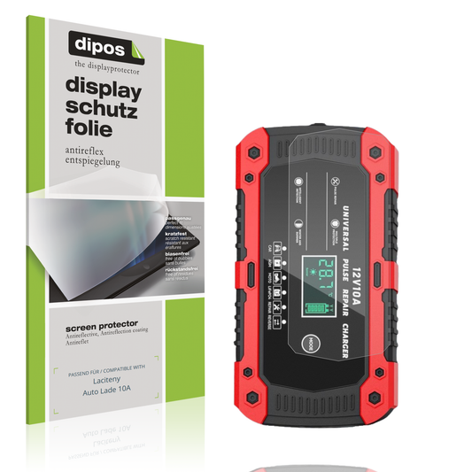 Matte Displayschutzfolie von dipos passend für Laciteny Auto Lade 10A, präziser Zuschnitt und blasenfrei montiert
