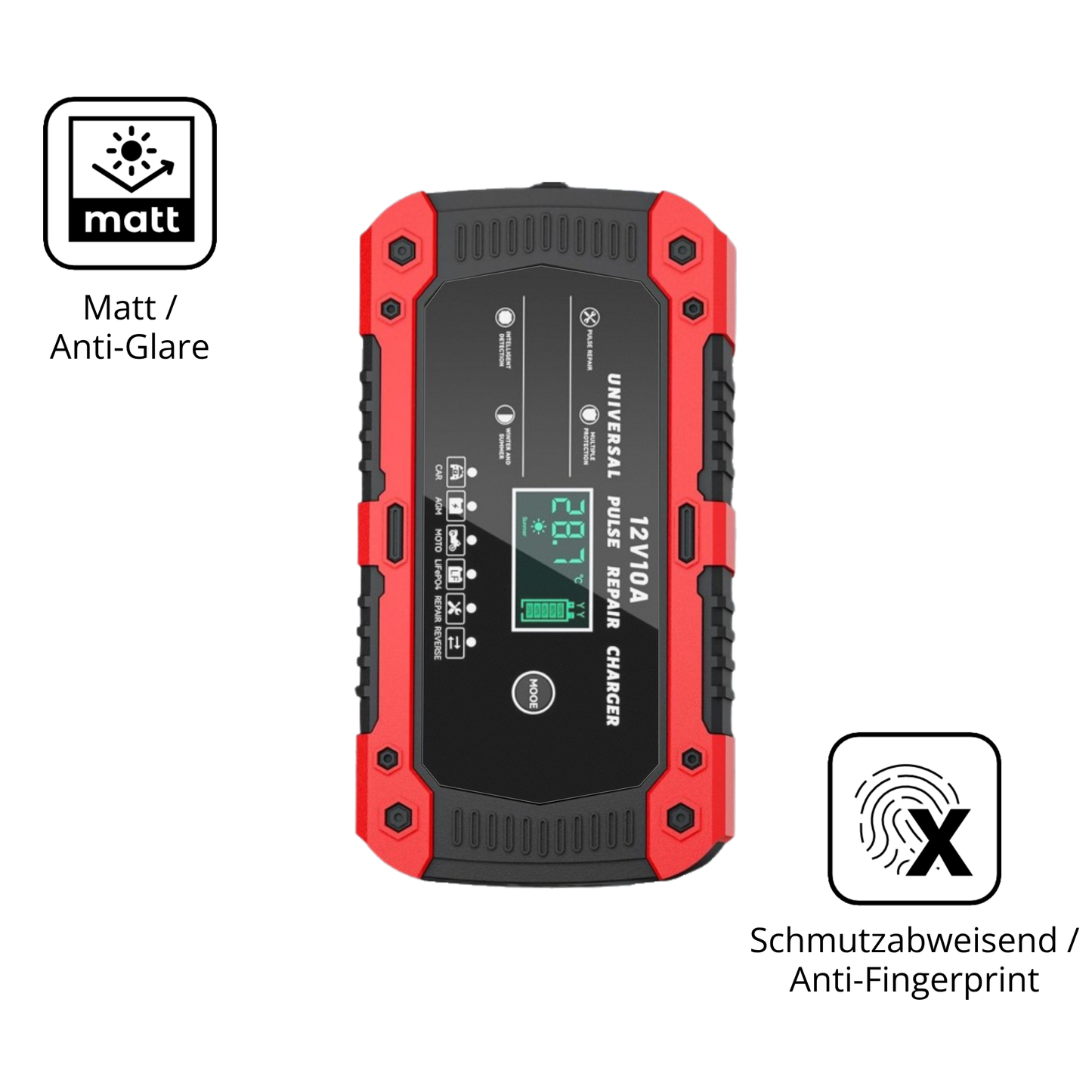 9H Hartbeschichtete, flexible Folie passend zugeschnitten für Laciteny Auto Lade 10A