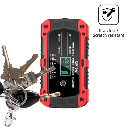 dipos Displayschutz für Laciteny Auto Lade 10A, transparente Oberfläche, perfekte Passform auch für die Rundungen