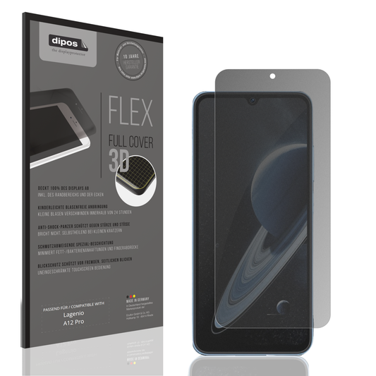 Full Cover Privacy Blickschutzfolie für Lagenio A12 Pro