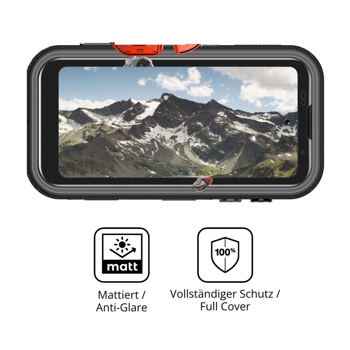 2x Full Cover Schutzfolie matt für Lagenio Eagle Pro