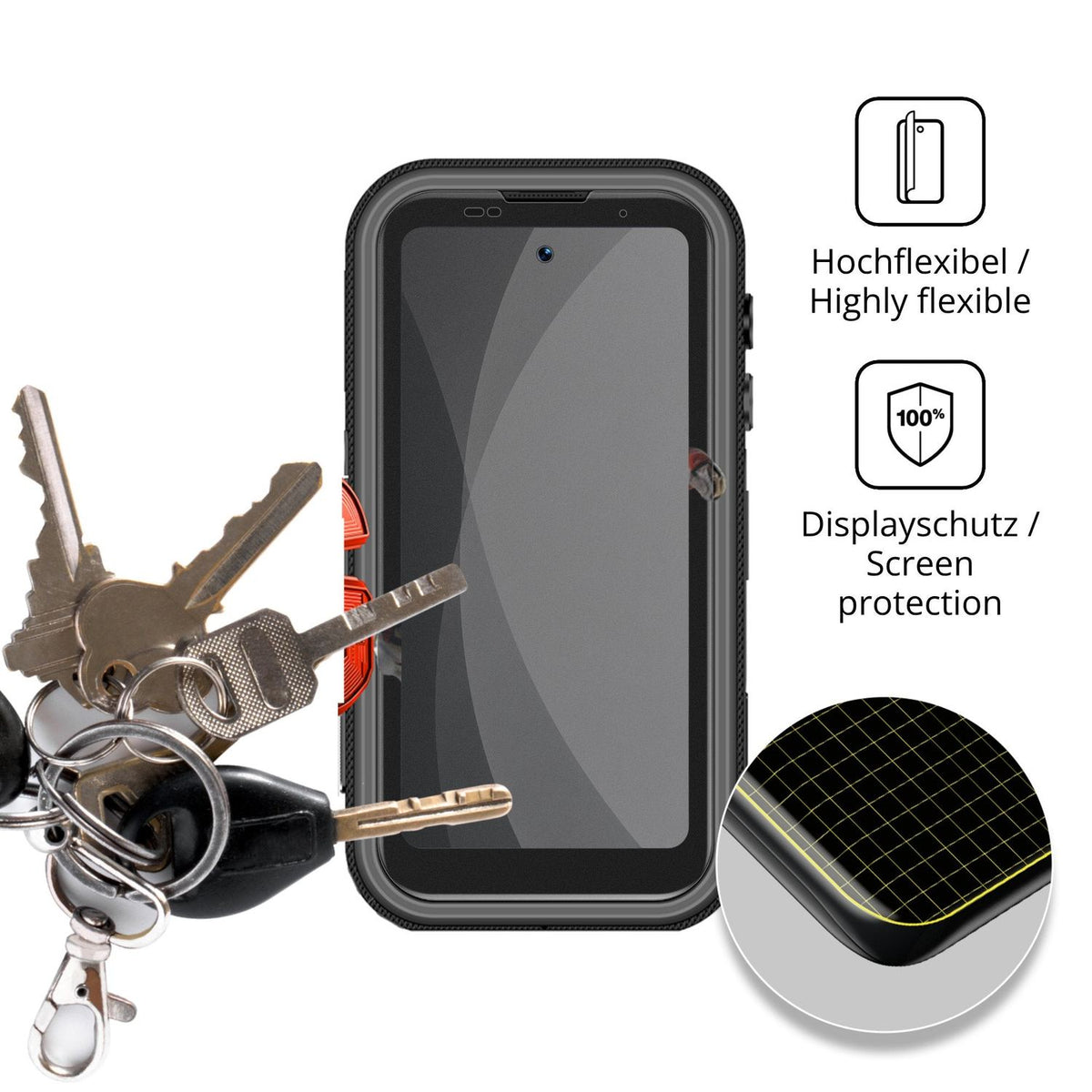 Full Cover Privacy Blickschutzfolie für Lagenio Eagle Pro