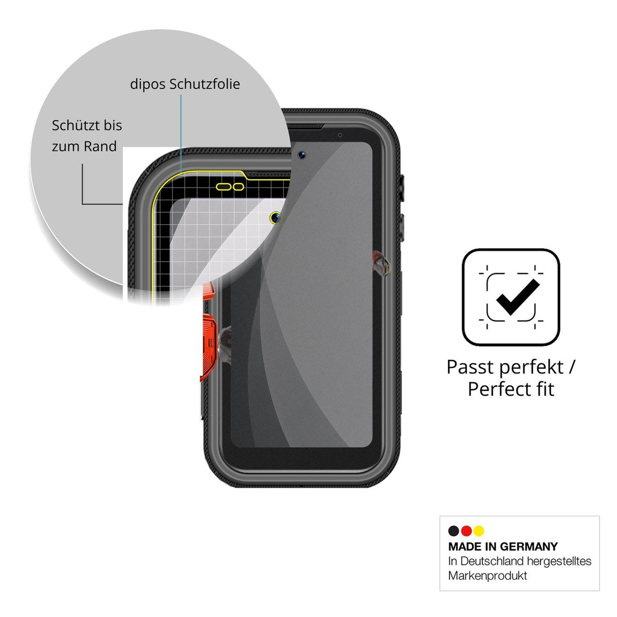 Full Cover Privacy Blickschutzfolie für Lagenio Eagle Pro