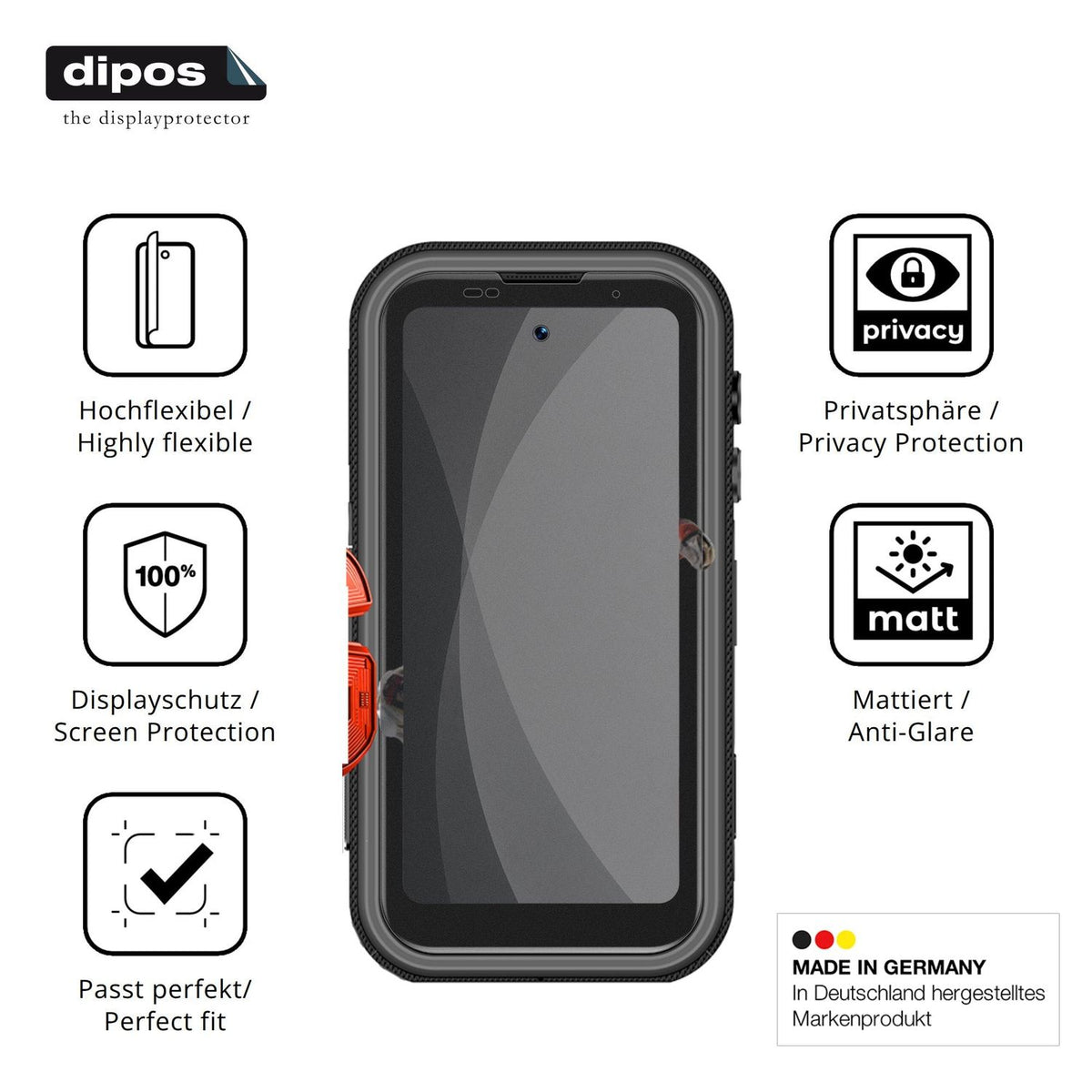 Full Cover Privacy Blickschutzfolie für Lagenio Eagle Pro