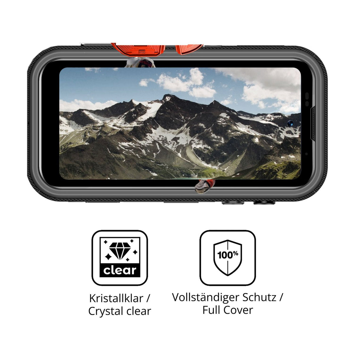 2x 3D Full Cover Schutzfolie für Lagenio Eagle Pro