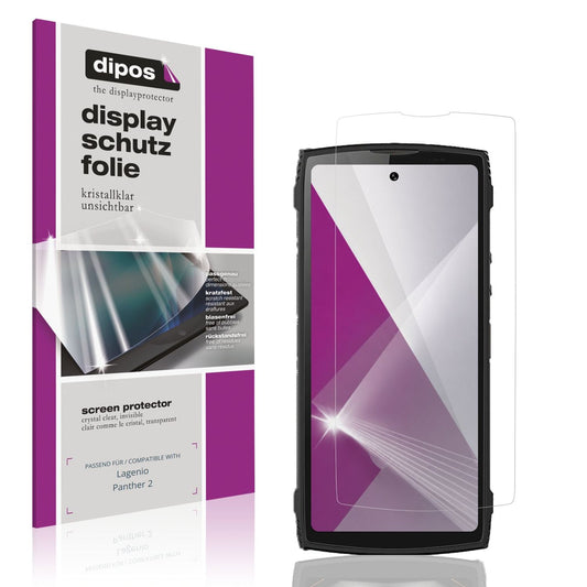 4x Schutzfolie klar für Lagenio Panther 2 Display-Schutzfolie