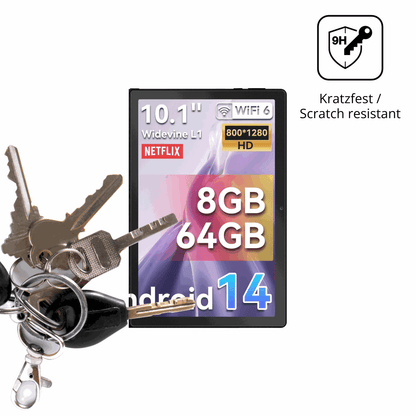 dipos Displayschutz für Laptok LA10BK, mattierte Oberfläche, robuste Festigkeit und perfekte Passform