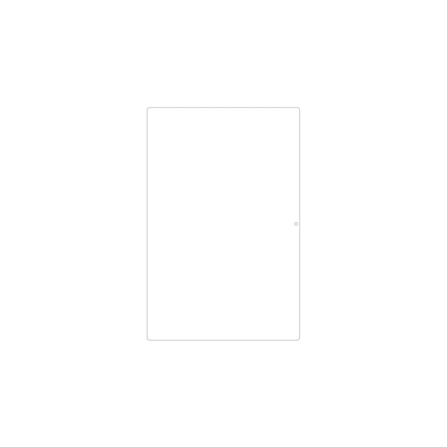 dipos Displayschutz für Laptok LA10BK, mattierte Oberfläche, geringe Dicke und perfekte Passform