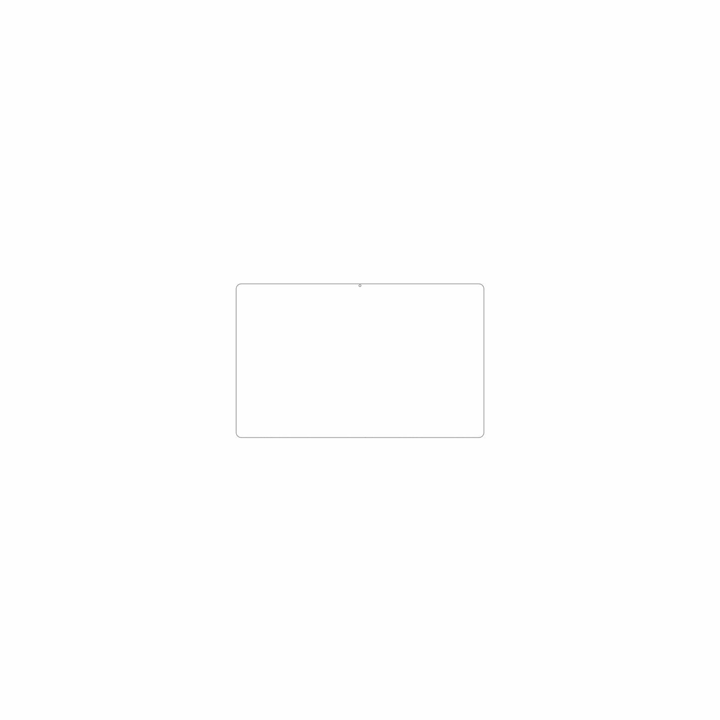 dipos Displayschutz für Laptok LPA7BK, mattierte Oberfläche, geringe Dicke und perfekte Passform