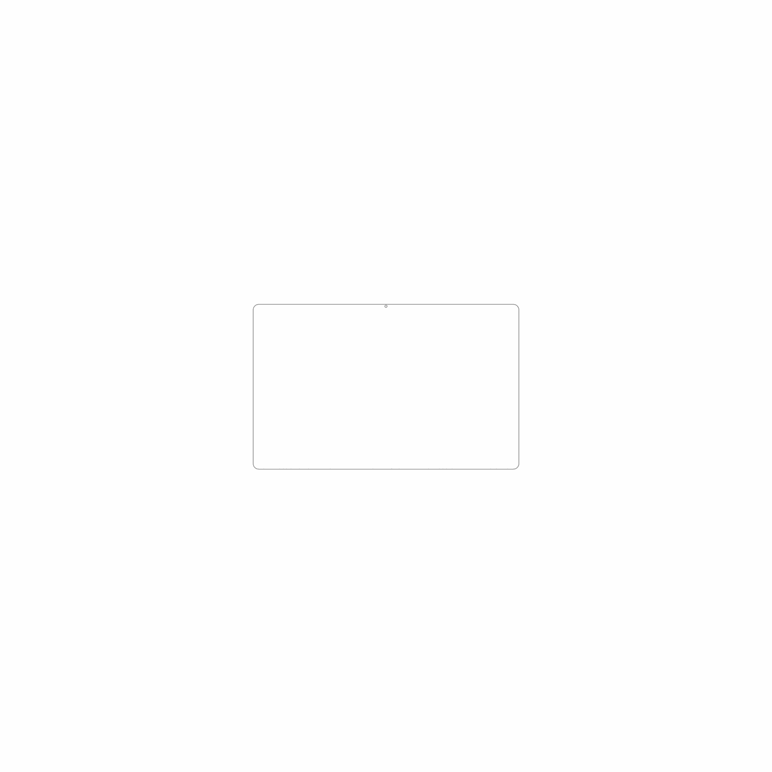 dipos Displayschutz für Laptok LPA7BK, mattierte Oberfläche, geringe Dicke und perfekte Passform