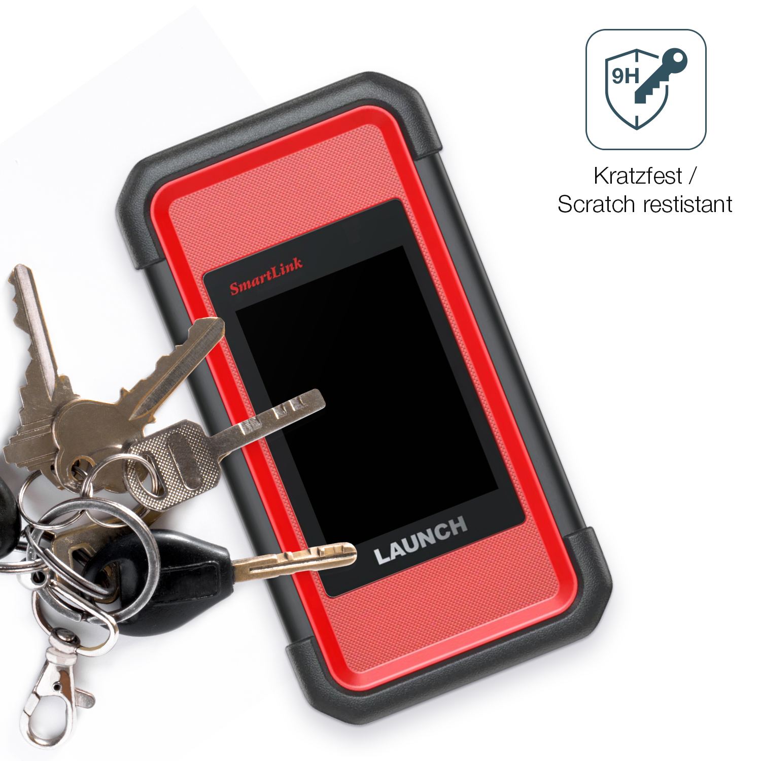 dipos Displayschutz für Launch X431 SmartLink C V2.0, mattierte Oberfläche, robuste Festigkeit und perfekte Passform