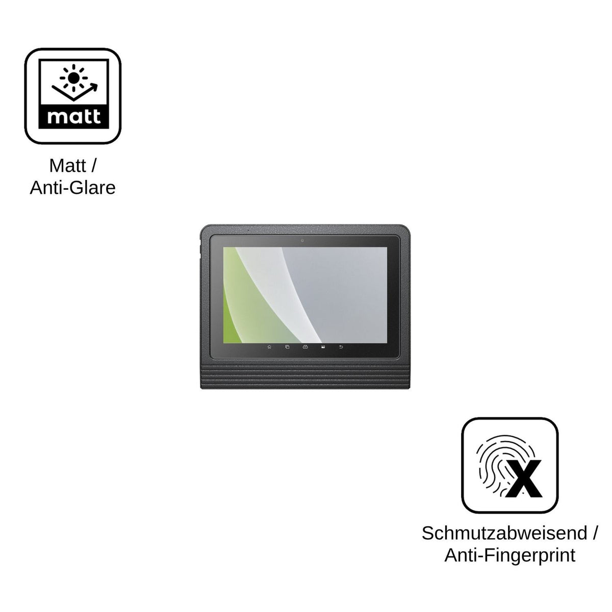 2x Schutzfolie matt für Launch X431 PROS V5.0 Display-Schutzfolie